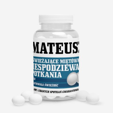 Personalizowane cukierki ODWIEAJCE pomys na prezent dla singla