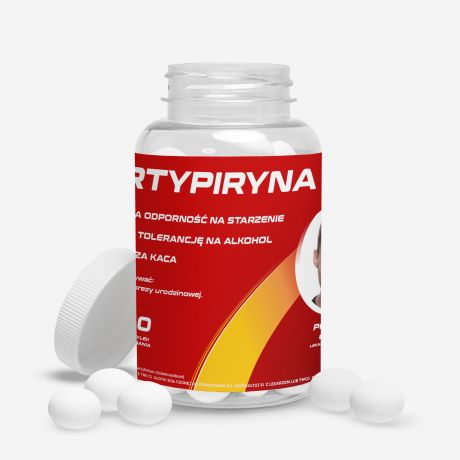 Personalizowane cukierki PARTYPIRYNA mieszny upominek urodzinowy