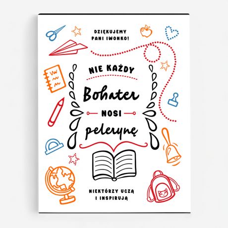 Personalizowane CZEKOLADKI DLA NAUCZYCIELA upominek dla nauczyciela personalizowane czekoladki