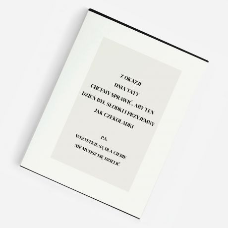 Personalizowane czekoladki DZIE OJCA