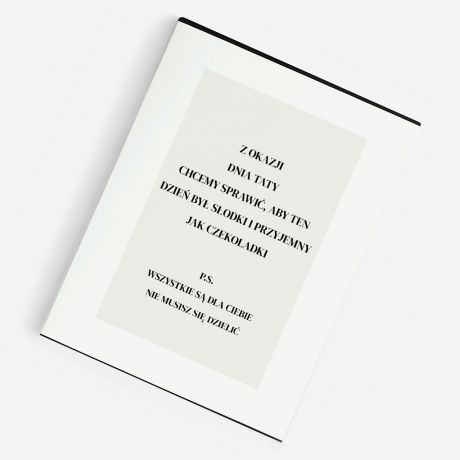 Personalizowane czekoladki DZIE OJCA