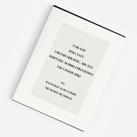 Personalizowane czekoladki DZIE OJCA