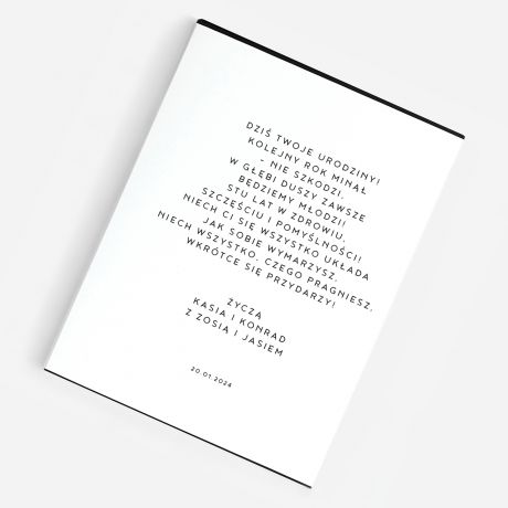 Personalizowane CZEKOLADKI NA 50 URODZINY