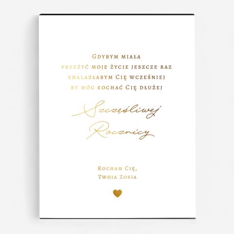 Personalizowane CZEKOLADKI NA ROCZNIC LUBU ze zoceniem