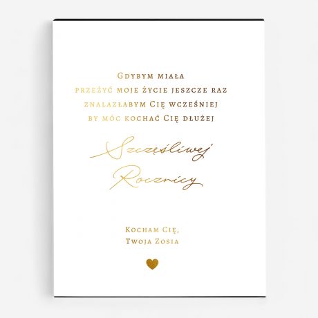 Personalizowane CZEKOLADKI NA ROCZNIC LUBU ze zoceniem