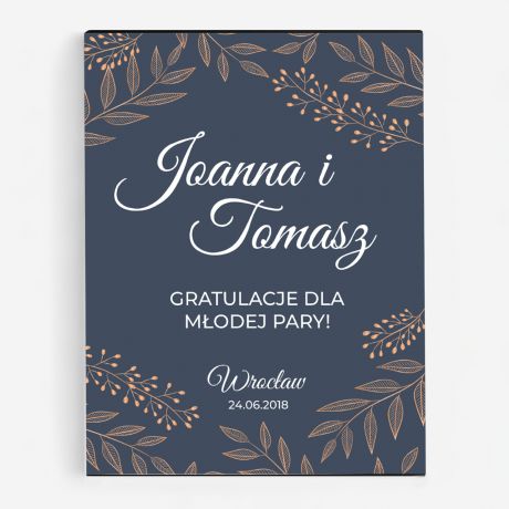 Personalizowane czekoladki na lub GRATULACJE DLA PARY MODEJ