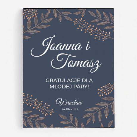 Personalizowane czekoladki na lub GRATULACJE DLA PARY MODEJ