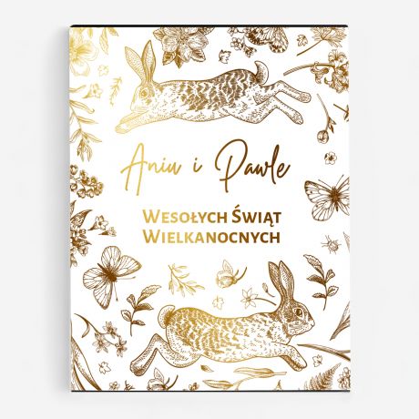 Personalizowane czekoladki na Wielkanoc czekoladki wielkanocne upominek na wielkanoc sodycze na wielkanoc