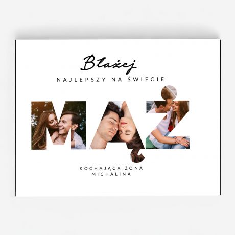 Personalizowane czekoladki NAJLEPSZY NA WIECIE prezent dla ma prezent na rocznic lubu dla ma