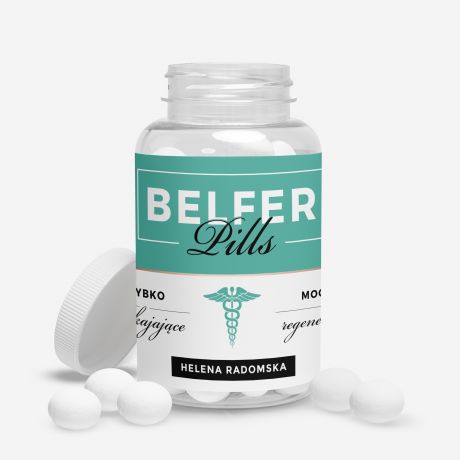 Personalizowane mitwki BELFER PILLS prezent na Dzie Nauczyciela