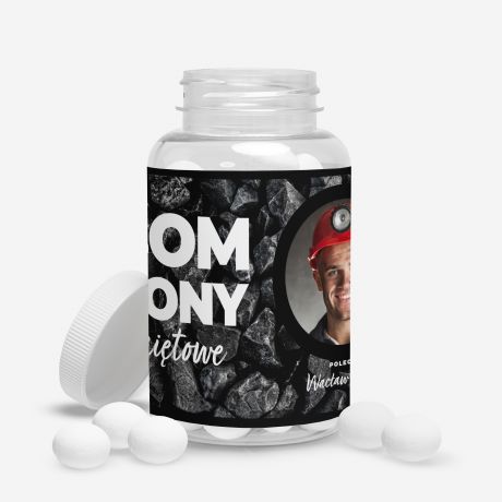 Personalizowane mitwki BOMBONY MITOWE prezent dla lzaka