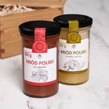 Personalizowane miody PREZENT NA PODZIKOWANIE ZA POMOC