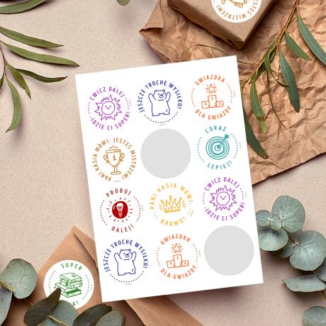 Personalizowane naklejki MOTYWACYJNE prezent dla niej naklejki personalizowane prezent motywacyjny