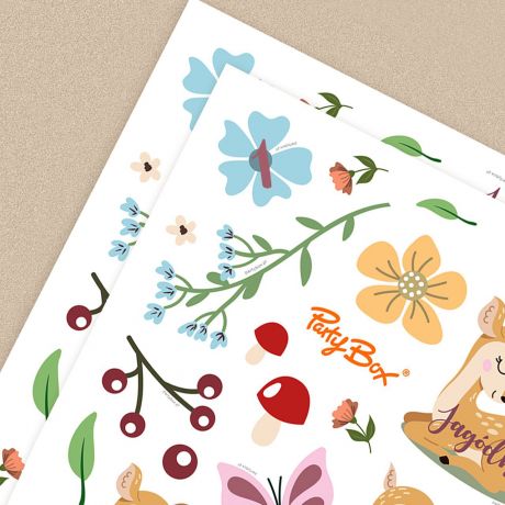 Personalizowane naklejki SARENKA naklejki dla dzieci naklejki personalizowane naklejki z imieniem