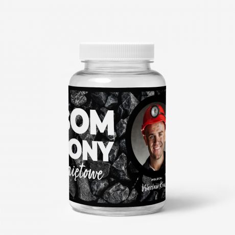 Personalizowane opakowanie na mi�t�wki BOMBONY MI�TOWE prezent dla �l�zaka pude�ko na cukierki