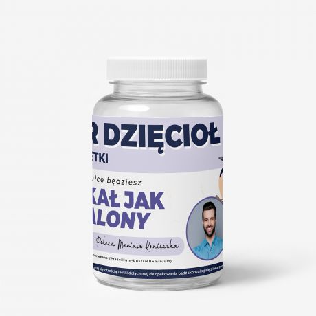 Personalizowane opakowanie na mi�t�wki DZI�CIO� zabawny upominek ze zdj�ciem pojemnik na cukierki