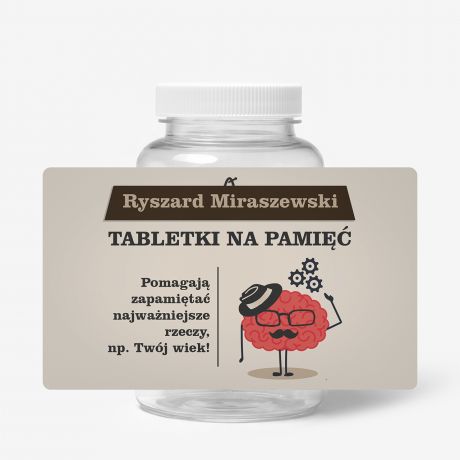 Personalizowane opakowanie na mi�t�wki PRZYPOMNIJ SOBIE zabawny prezent �mieszny prezent prezent dla emeryta