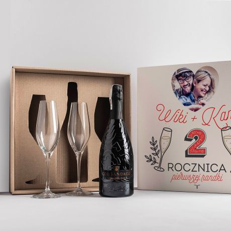 Personalizowane Prosecco POMYS NA PREZENT NA ROCZNIC ZWIZKU