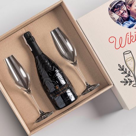 Personalizowane Prosecco POMYS NA PREZENT NA ROCZNIC ZWIZKU