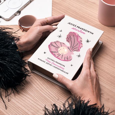 Personalizowane pudeko ksika na biuteri PREZENT DLA KOBIETY personalizowane pudeko na biuteri