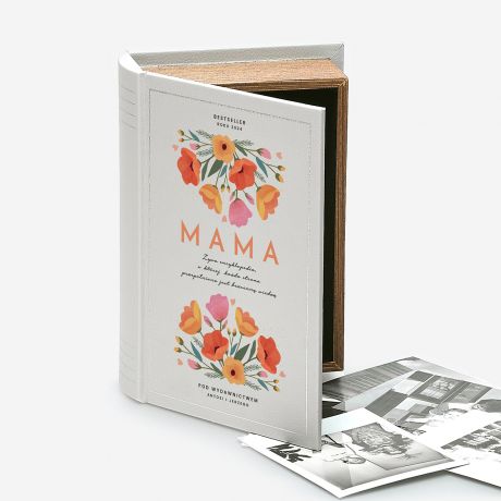 Personalizowane pudeko ksika PREZENT DLA MAMY pudeko dla mamy prezent na dzie mamy prezent dla mamy na wita