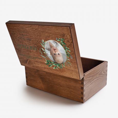 Personalizowane pude�ko wspomnie� NA CHRZEST