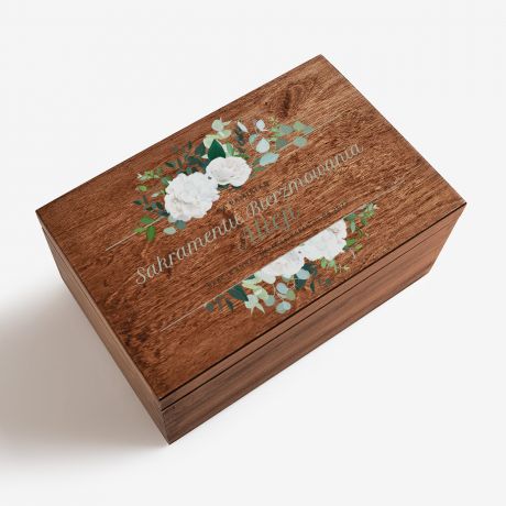 Personalizowane pude�ko wspomnie� PAMI�TKA BIERZMOWANIA prezent na bierzmowanie pami�tka na bierzmowanie