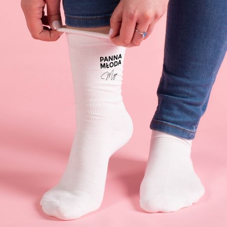 Personalizowane skarpetki damskie PREZENT NA PANIESKI DLA MODEJ r. 36-39