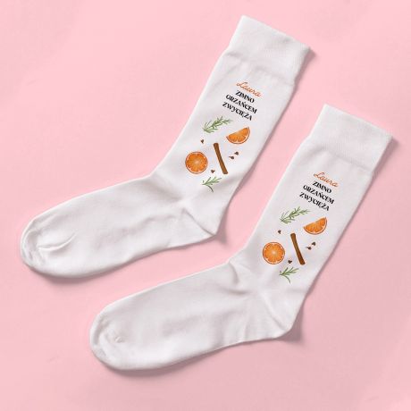 Personalizowane skarpetki witeczne GRZANIEC 42-45 prezent na wita prezent witeczny skarpetki grzaniec