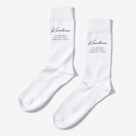 Personalizowane skarpetki Z IMIENIEM 42-45
