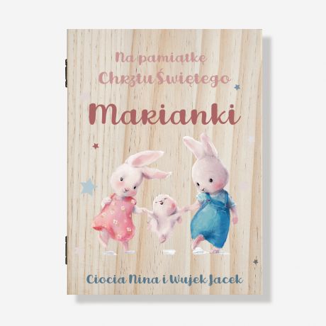 Personalizowane sztuce NA PAMITK CHRZTU WITEGO prezent na chrzest  prezent na chrzest dla dziewczynki