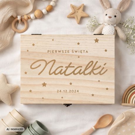Personalizowane sztu�ce na PIERWSZE �WI�TA Personalizowane sztu�ce na PIERWSZE �WI�TA prezent dla m�odych rodzic�w prezent na �wi�ta dla niemowlaka