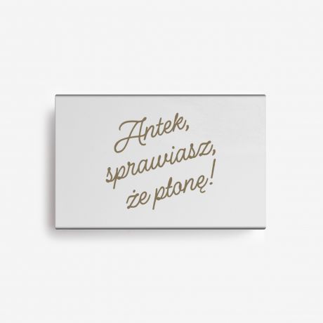 Personalizowane zapa�aki SPRAWIASZ �E P�ON� prezent dla ukochanego
