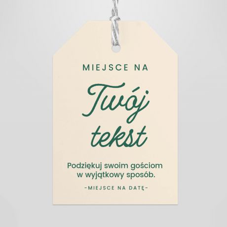Personalizowane zawieszki do prezentw TWJ TEKST zawieszki na prezenty bilecik do prezentw zawieszki prezentowe