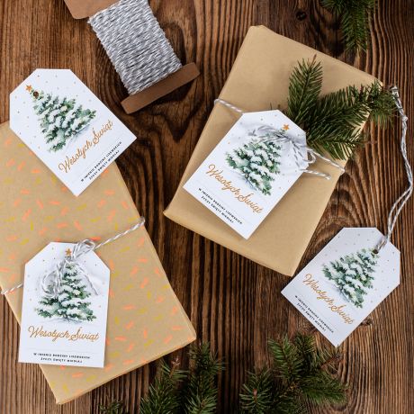 Personalizowane ZAWIESZKI WITECZNE do prezentw (16 szt.)