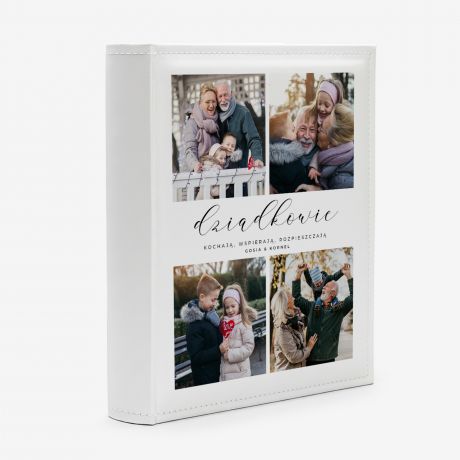 Personalizowany ALBUM DLA DZIADK�W ze zdj�ciami album na Dzie� Babci i Dziadka prezent dla dziadk�w