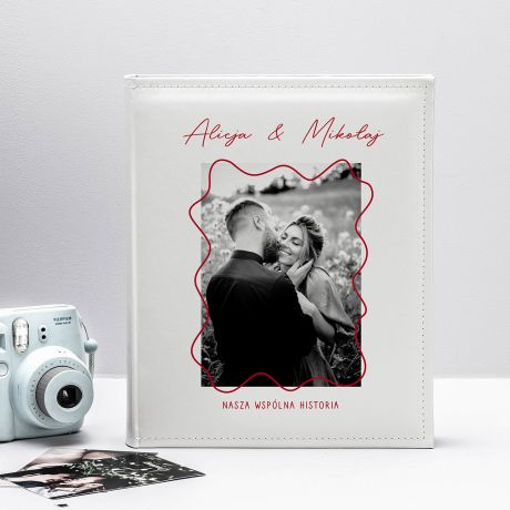 Personalizowany album dla pary album na zdjcia prezent dla pary prezent na rocznic zwizku album ze zdjciami