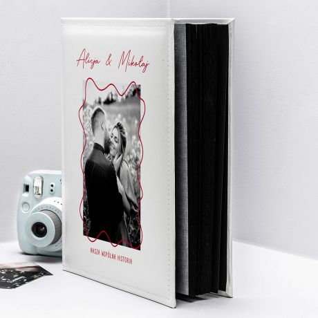 Personalizowany album dla pary album na zdjcia prezent dla pary prezent na rocznic zwizku album ze zdjciami