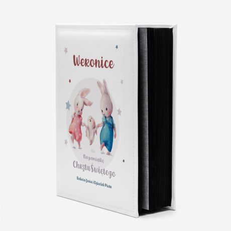 Personalizowany album NA CHRZEST DZIECKA album dla dziewczynki prezent na chrzest dla dziewczynki