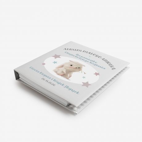 Personalizowany album na chrzest KR�LICZEK