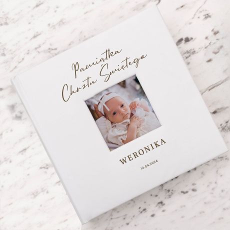 Personalizowany album NA CHRZEST dla dziewczynki