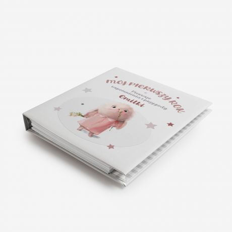 Personalizowany ALBUM NA ROCZEK DLA DZIEWCZYNKI prezent na roczek dla dziewczynki