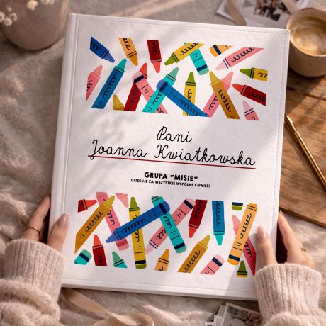 Personalizowany album na zako�czenie przedszkola PREZENT DLA PRZEDSZKOLANKI