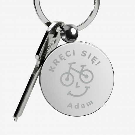 Personalizowany brelok dla rowerzysty KRCI SI