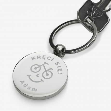 Personalizowany brelok dla rowerzysty KRCI SI