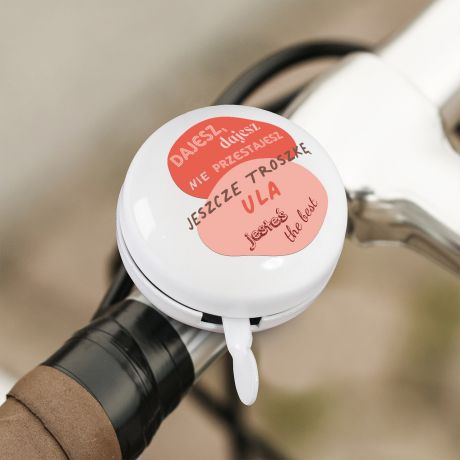 Personalizowany dzwonek na rower DASZ RAD