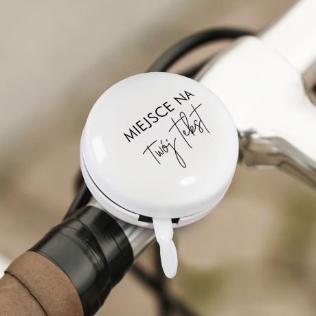 Personalizowany dzwonek na rower TWJ TEKST
