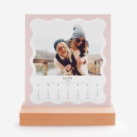 Personalizowany kalendarz na biurko ze zdjciami DLA PRZYJACIӣKI