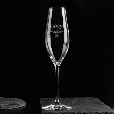 Personalizowany KIELISZEK DLA WIADKOWEJ