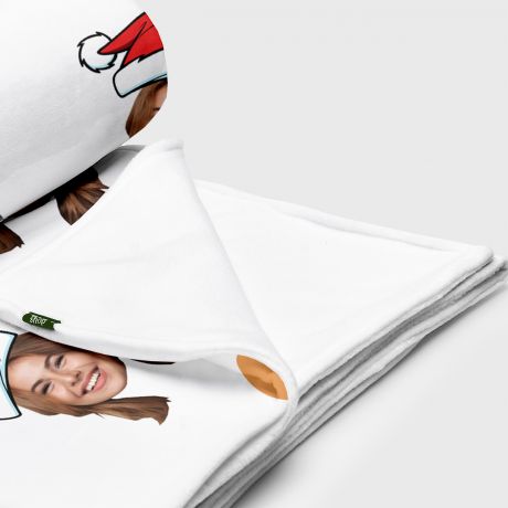 witeczny koc personalizowany TWOJE TWARZE koc witeczny koc na wita kocyk witeczny prezent na wita
